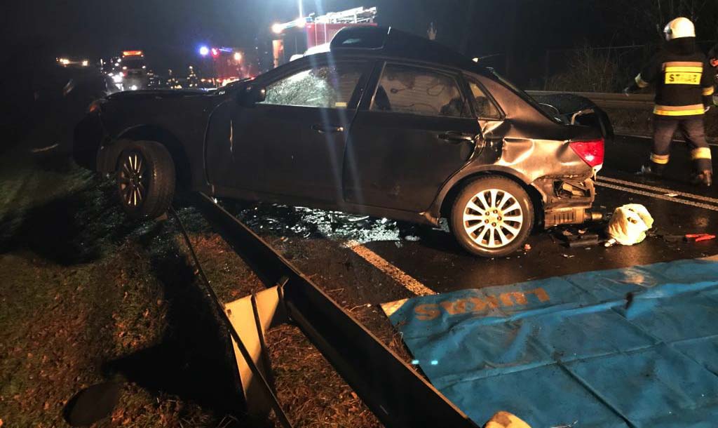 Wypadek BMW i Subaru na DK11 OSTROW24.tv Ostrów