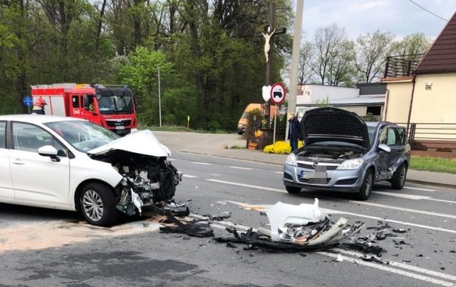 Wypadek w Przygodzicach. Ranne dzieci (aktualizacja