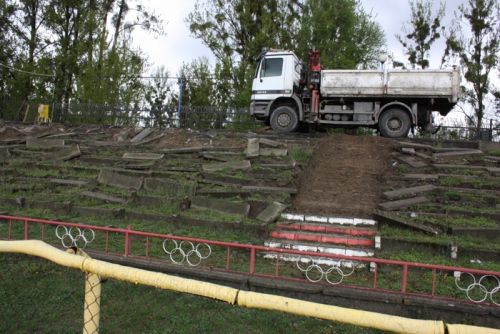 Przebudowa sektora dla gości na Stadionie Miejskim