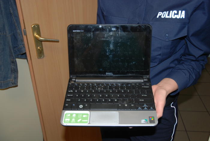 Kradł laptopy