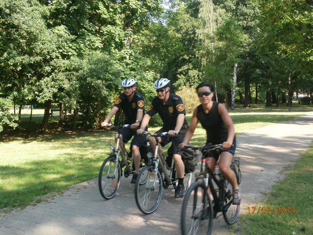 Straż Miejska na rowerach