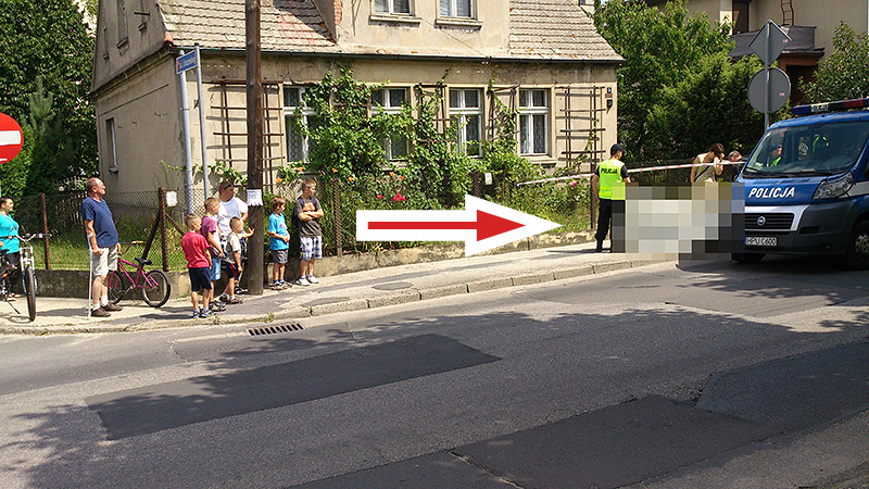 Zwłoki na pokaz? Brak reakcji policji
