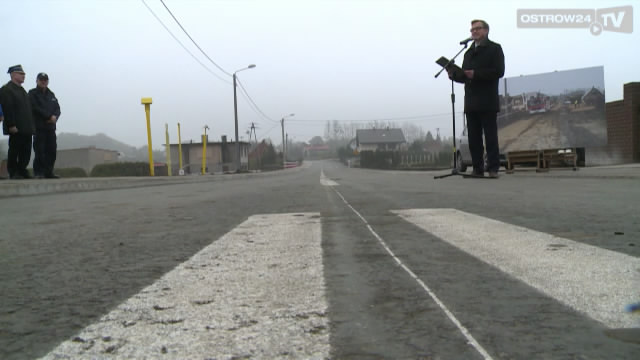 Janków Przygodzki – nowa droga z tymczasową fuszerką