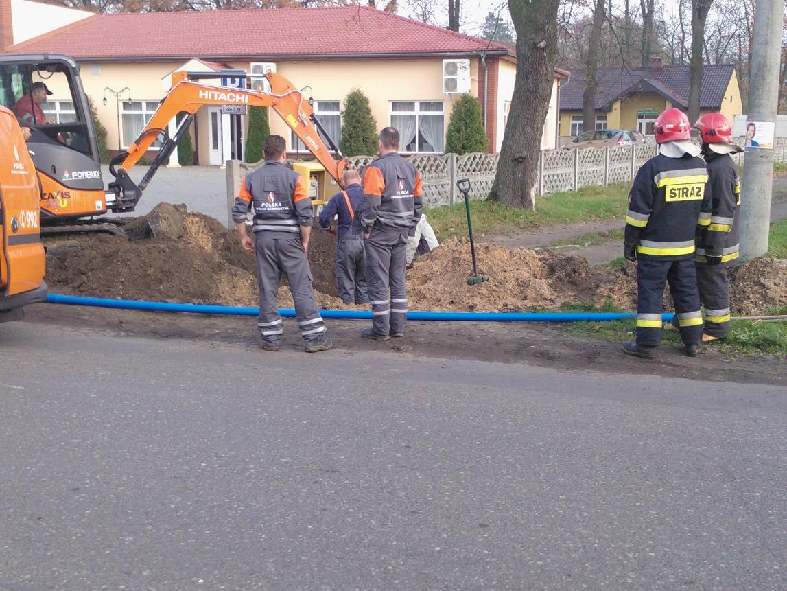 Uszkodzili gazociąg średniego ciśnienia