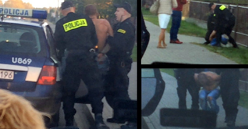 Jak ostrowska policja obezwładnia? (wideo)