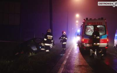 Z 2,8 promila uderzył w słup