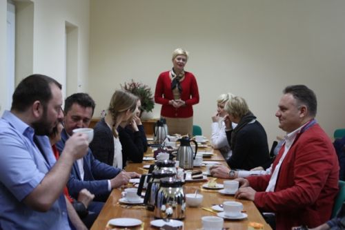 Spotkanie noworoczne z dziennikarzami