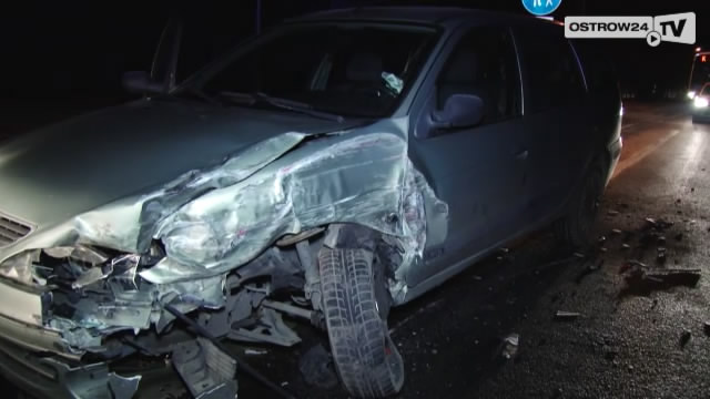 Wypadek 3 aut w Lamkach. Ucierpiał muzyk