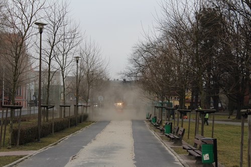 W Parku praca wre