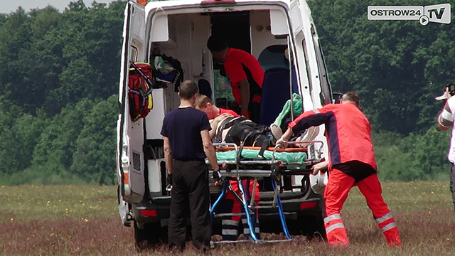 Wypadek paralotniarza