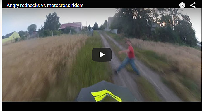 Szokujący atak na motocyklistów