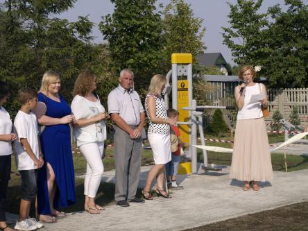 Otwarcie siłowni zewnętrznej na Osiedlu Pruślin