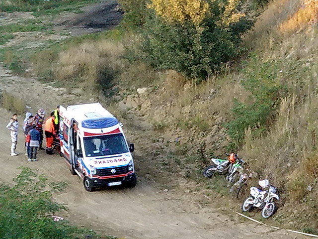 Wypadek na motocrossie. 26-latek ciężko ranny (aktualizacja)