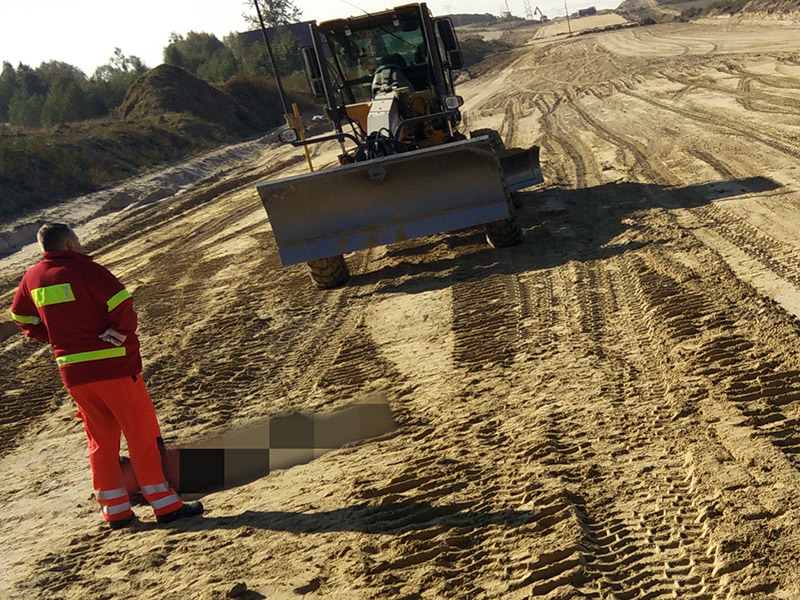 Zginął na budowie obwodnicy Ostrowa (wideo)