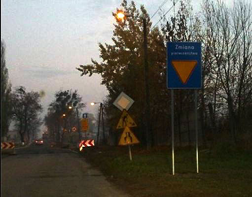 Zmiana pierwszeństwa Wysocka/Piłsudskiego