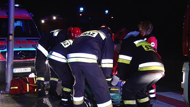 Wypadek w Tarchałach Wlk. 5 osób w szpitalu