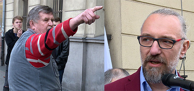 Lider KOD zaatakowany w Kaliszu. „Zapłać alimenty”