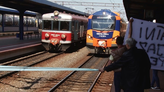 To było coś! Pożegnanie z pompą na dworcu!