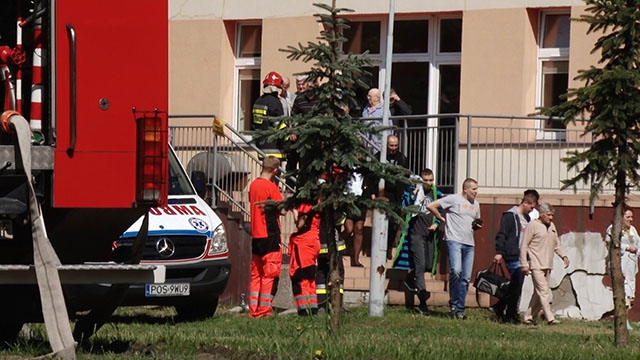 Bomba w szpitalu – ewakuowano pacjentów