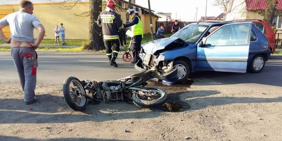 Seria wypadków motocyklowych