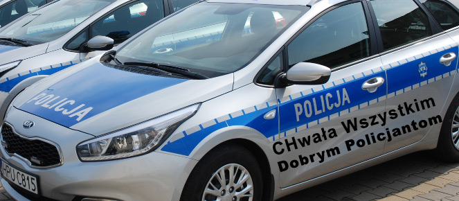 Policja ogłosiła konkurs. Możecie wymyślić hasło na radiowozy!