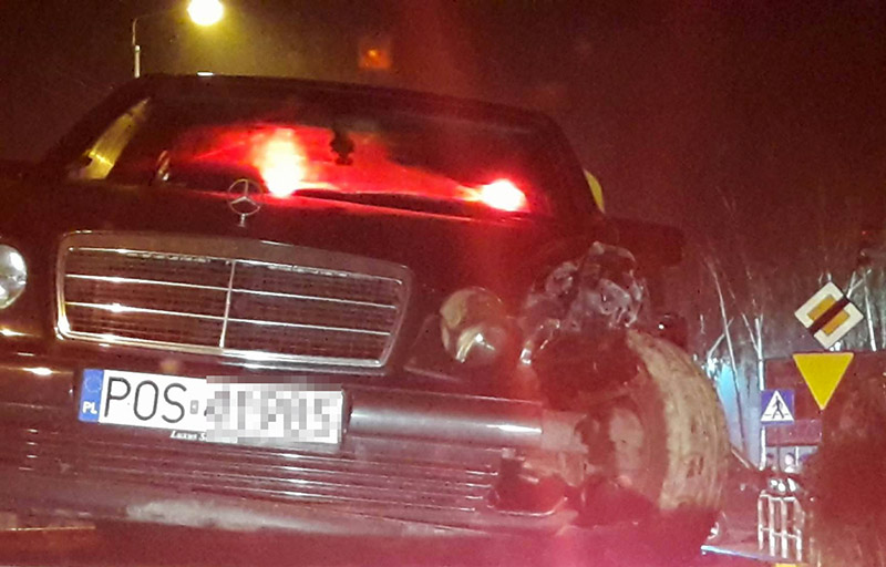 Pijany z Mercedesa miał 2,7 promila