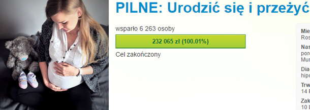 Udało się uzbierać pieniądze na operację serduszka!