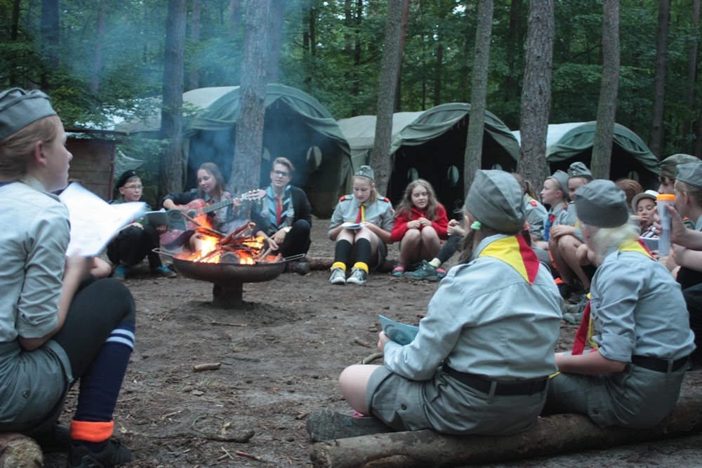Ewakuowano obóz harcerski z powodu nawałnicy