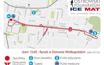 2 kwietnia półmaraton. Będą utrudnienia w ruchu po Ostrowie