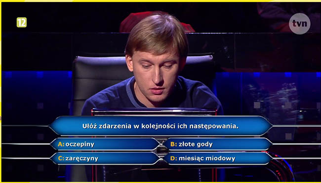 Kaliszanin wystąpił w Milionerach na TVN