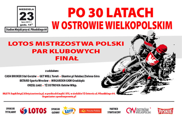 23 lipca finał LOTOS MPPK w Ostrowie Wielkopolskim