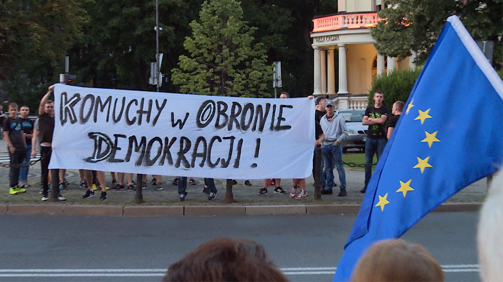 Protest przeciwników reformy sądownictwa