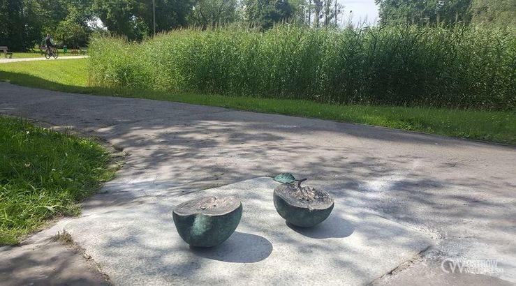 Ostrowskie jabłka niczym wrocławskie krasnale