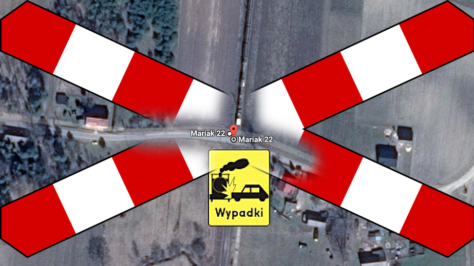 19-latek wjechał autem w pociąg