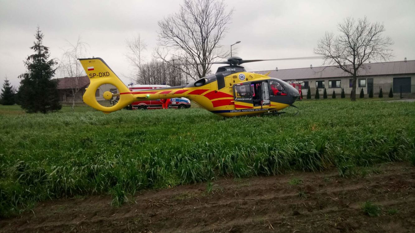 Zmarł 2-miesięczny chłopiec. Interweniował śmigłowiec  LPR