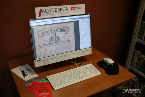 Cyfrowa wypożyczalnia „Academica” w ostrowskiej Bibliotece