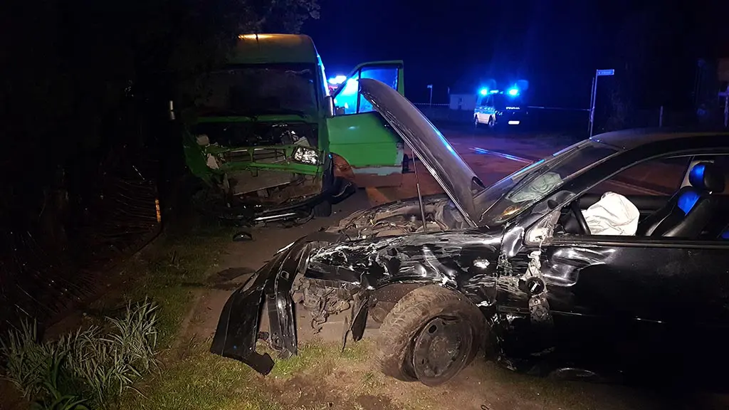 Wypadek w Masanowie. Busem jechało 12 mieszkańców Mołdawii