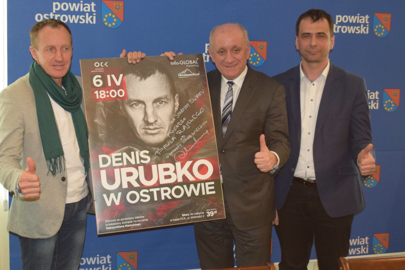Denis Urubko był w Ostrowie