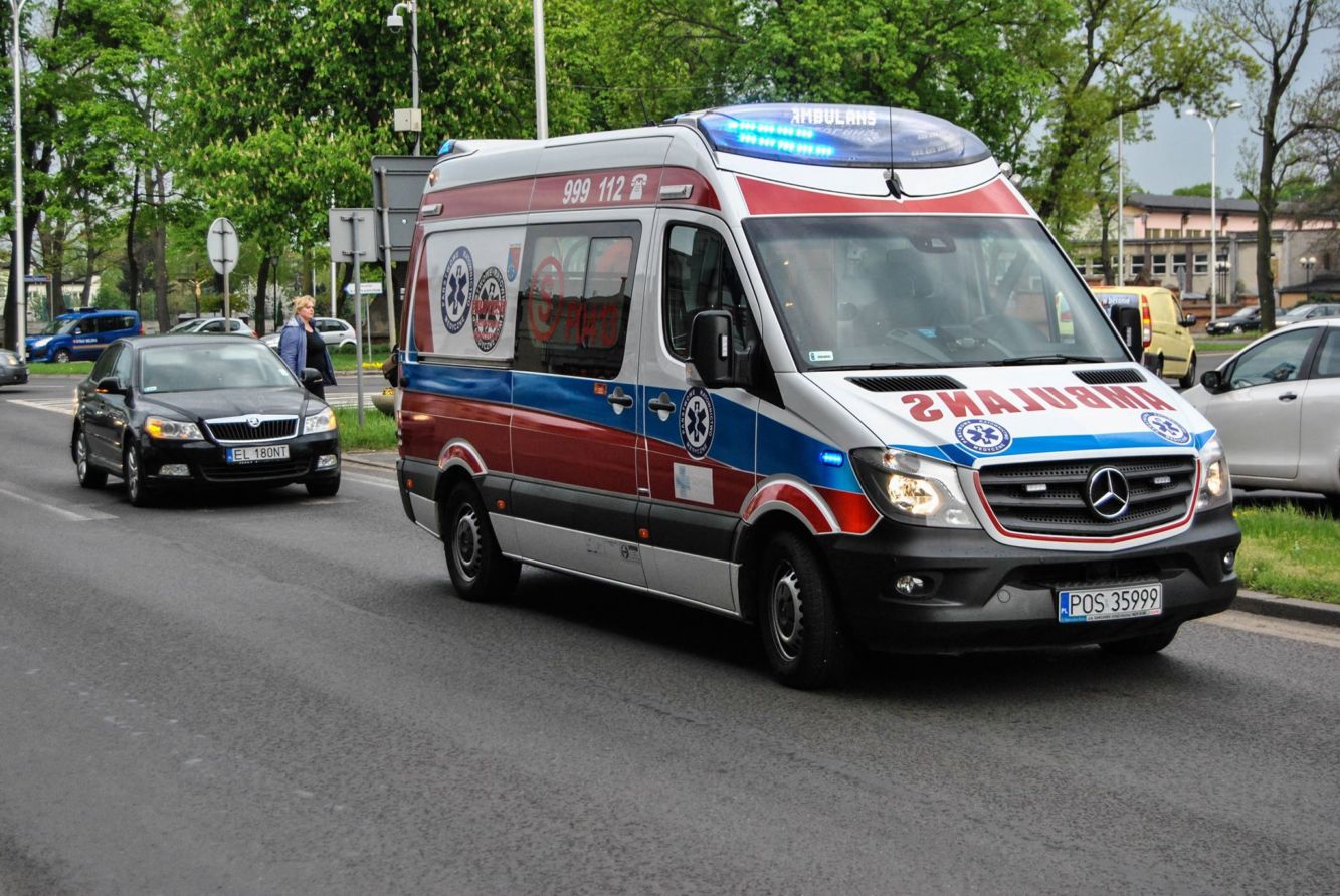 Potrącenie przy Rondzie Bankowym