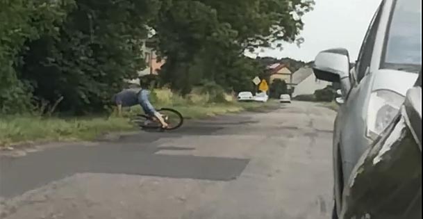 Ratownik WOPR zatrzymał pijanego rowerzystę