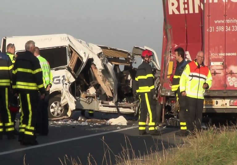 2 osoby spod Ostrowa miały wypadek w Holandii
