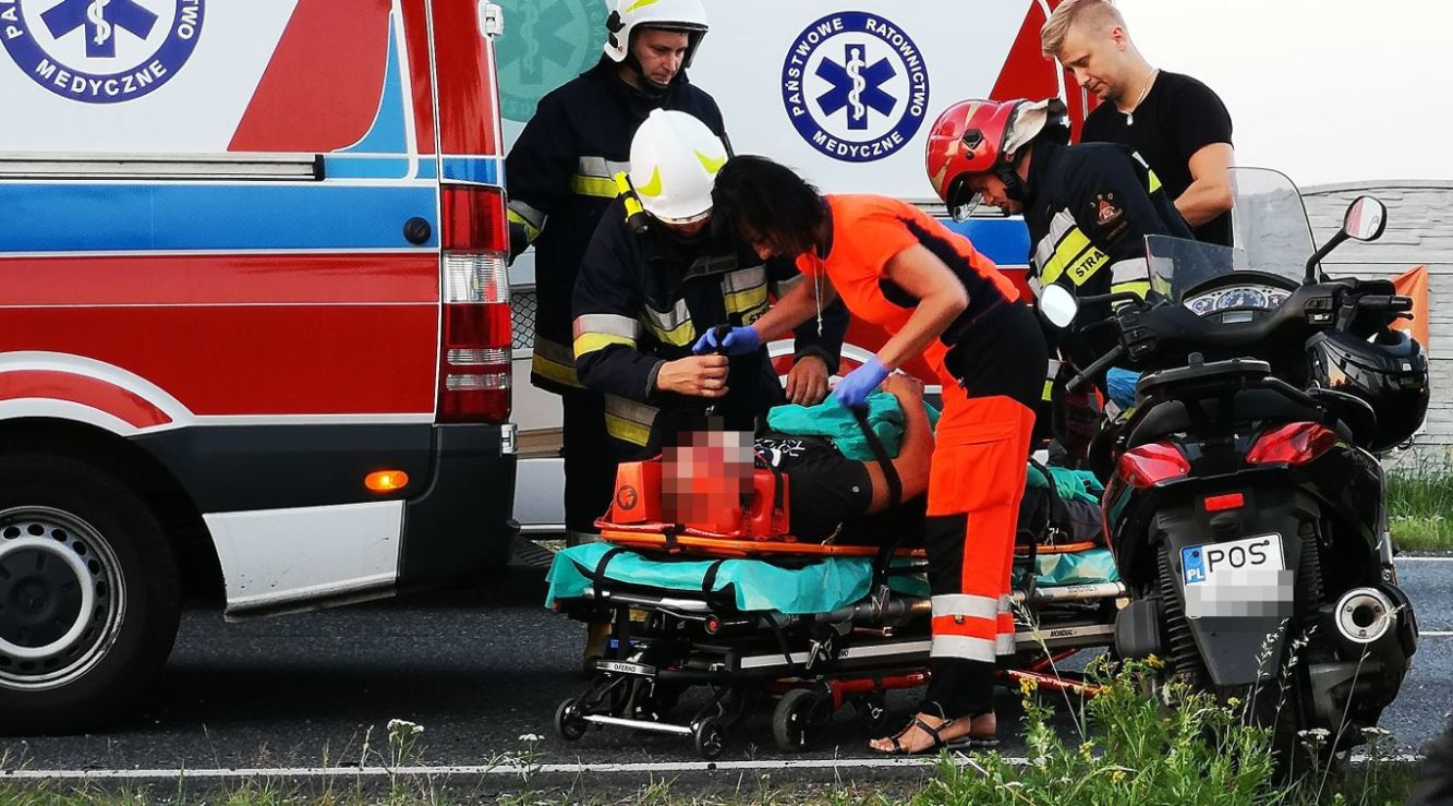 Sarna spowodowała wypadek w Czekanowie