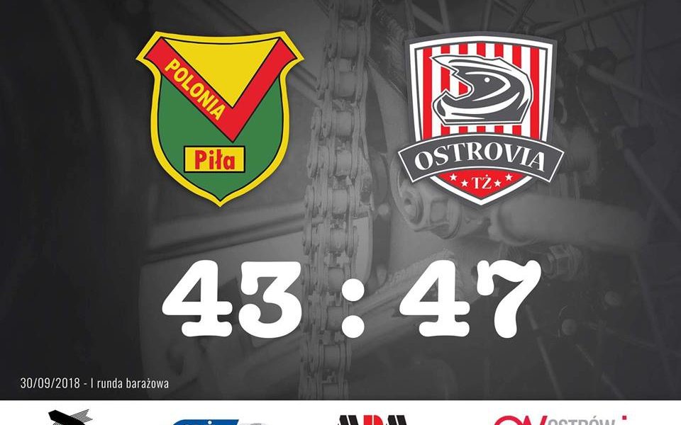 Ostrovia pokonała w barażowym meczu Polonię Piła