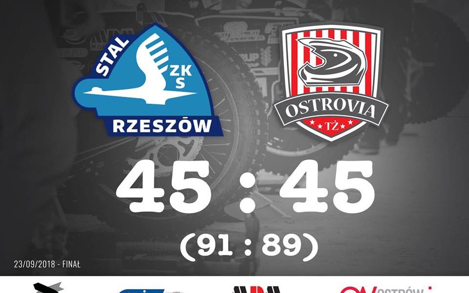Żużlowej Ostrovii zabrakło 2 punktów do awansu
