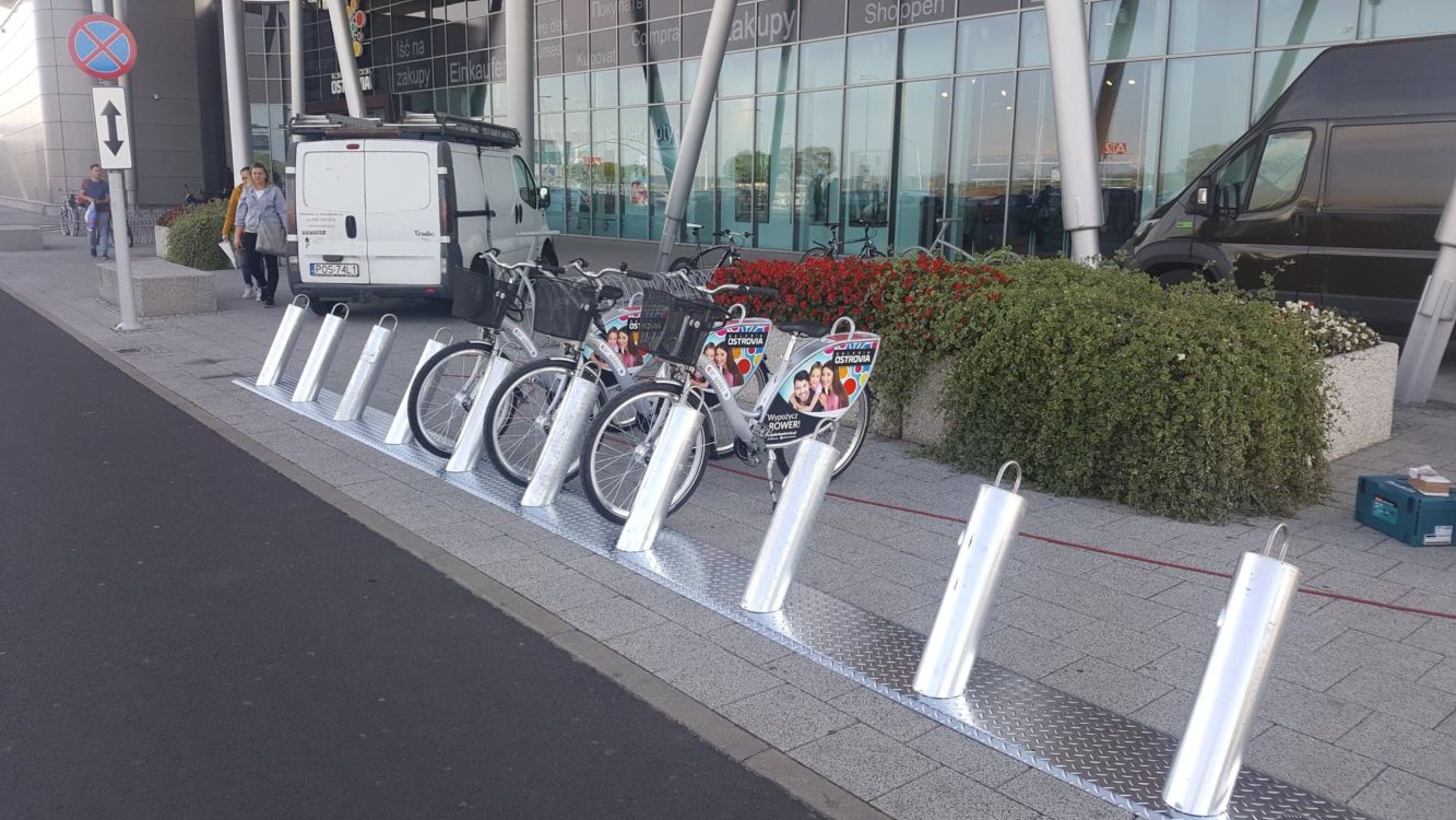 Rower Miejski – stacja przy galerii