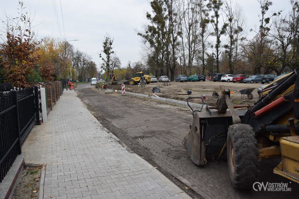 Aleja Powstańców w budowie