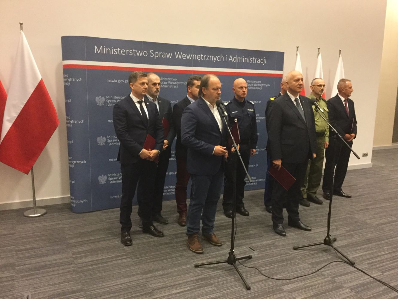 Koniec policyjnego protestu