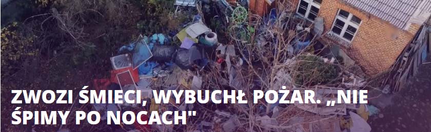 Reportaż TVN Uwagi o zbieraczu odpadów