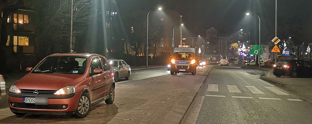 Potrącony mężczyzna na Wrocławskiej