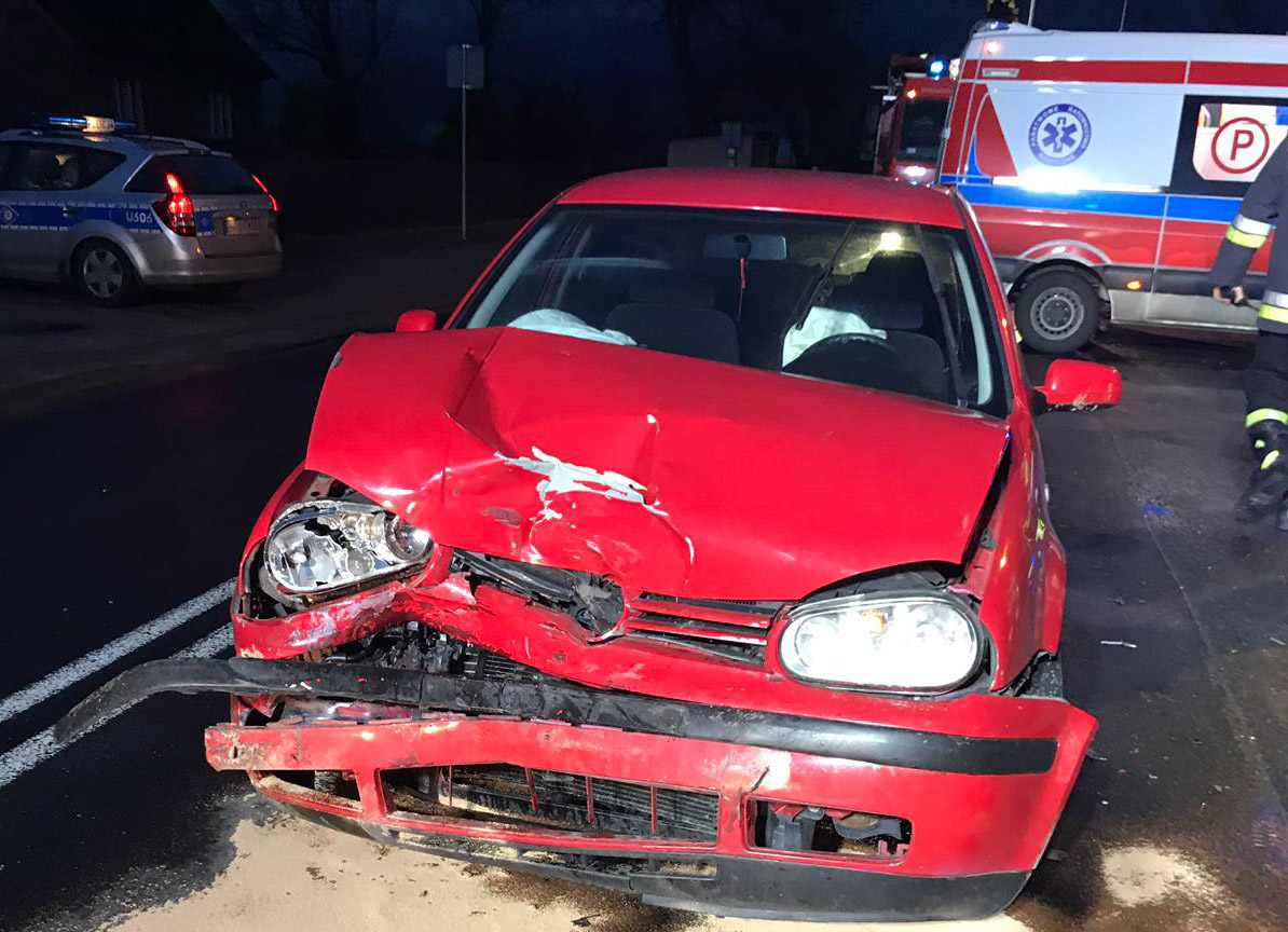 Wypadek w Przybysławicach. Poszkodowana jest w ciąży